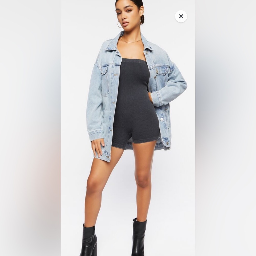 Longline Denim Jacket